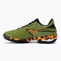 Scarpe Mizuno Wave Exceed Light 2 Padel da uomo verde callista/arancio vibrante/nero 10