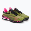 Scarpe da padel donna Mizuno Wave Exceed Light 2 Padel calliste verde/rosa glo/nero 4