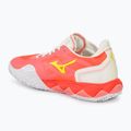 Scarpe da tennis da donna Mizuno Wave Enforce Tour CC candy coral/snow white/neon flame 3