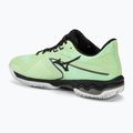 Scarpe da tennis da uomo Mizuno Wave Exceed Light 2 CC verde patina/nero/bianco 3