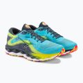 Scarpe da corsa da uomo Mizuno Wave Sky 7 blu jet/bianco/bolt2neon 6