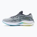 Scarpe da corsa da uomo Mizuno Wave Rider 27 blu perla/bianco/bolt2neon 3