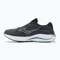 Scarpe da corsa da uomo Mizuno Wave Rider 27 ebano/illusion blue/nero 4