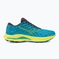 Scarpe da corsa da uomo Mizuno Wave Inspire 19 blu jet/bolt2neon/luminoso 2