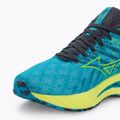 Scarpe da corsa da uomo Mizuno Wave Inspire 19 blu jet/bolt2neon/luminoso 8