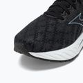 Scarpe da corsa da uomo Mizuno Wave Inspire 19 2E nero/glacial ridge/illusionblue 8
