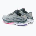 Scarpe da corsa da donna Mizuno Wave Rider 27 blu perla/bianco/alta rosa 5