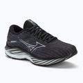 Scarpe da corsa da donna Mizuno Wave Rider 27 Larghezza ebano/snowcrest/nero