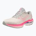 Scarpe da corsa da donna Mizuno Wave Inspire 19 bianco neve/ rosa hi vis/ viola punch 8