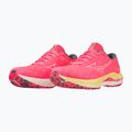 Scarpe da corsa da donna Mizuno Wave Inspire 19 hi vis rosa/ bianco neve/ luminoso 15