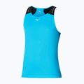 Canotta da corsa da uomo Mizuno DryAeroFlow Tank oceano hawaiano/nero