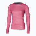 Maglietta da corsa a manica lunga Mizuno Premium Aero Tee donna sangria sunset