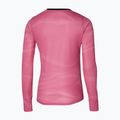 Maglietta da corsa a manica lunga Mizuno Premium Aero Tee donna sangria sunset 2