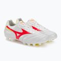 Scarpe da calcio Mizuno Morelia II Elite MD da uomo bianco/flery coral2/bolt2 4