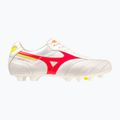 Scarpe da calcio Mizuno Morelia II Elite MD da uomo bianco/flery coral2/bolt2 7