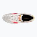 Scarpe da calcio Mizuno Morelia II Elite MD da uomo bianco/flery coral2/bolt2 10