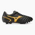 Scarpe da calcio Mizuno Monarcida Neo II Select AG uomo nero/oro 2