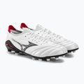 Mizuno Morelia Neo IV Beta JP MD scarpe da calcio uomo bianco/nero/rosso cinese 5