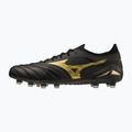 Scarpe da calcio Mizuno Morelia Neo IV Beta Elite MD uomo nero/oro/nero 3