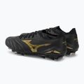 Scarpe da calcio Mizuno Morelia Neo IV Beta Elite MD uomo nero/oro/nero 4