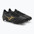 Scarpe da calcio Mizuno Morelia Neo IV Beta Elite MD uomo nero/oro/nero 5