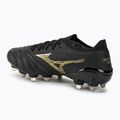 Scarpe da calcio Mizuno Morelia Neo IV Beta SG da uomo nero/oro/nero 3