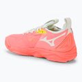 Scarpe da pallavolo donna Mizuno Wave Momentum 3 candy coral/nero/bolt 2 neon 3