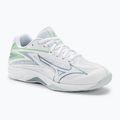 Scarpe da pallavolo da donna Mizuno Thunder Blade Z bianco/g ridge/verde patina