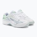 Scarpe da pallavolo da donna Mizuno Thunder Blade Z bianco/g ridge/verde patina 4