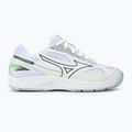 Scarpe da pallavolo donna Mizuno Cyclone Speed 4 bianco/grigio/verde 2