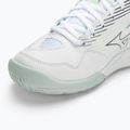 Scarpe da pallavolo donna Mizuno Cyclone Speed 4 bianco/grigio/verde 7