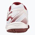 Scarpe da pallavolo da donna Mizuno Cyclone Speed 4 bianco/cabermet/mp oro 10