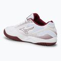 Scarpe da pallavolo da donna Mizuno Cyclone Speed 4 bianco/cabermet/mp oro 3