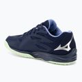 Scarpe da pallavolo per bambini Mizuno Lightning Star Z7 Jr eblue/tech green/lolite 3