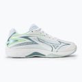 Scarpe da pallavolo per bambini Mizuno Lightning Star Z7 JR bianco/verde/patinato 2