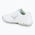 Scarpe da pallamano da donna Mizuno Wave Phantom 3 bianco/glacial ridge/patinagreen 3