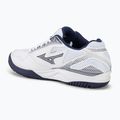 Mizuno Stealth Star 2 Jr scarpe da pallamano per bambini bianco/blueribbon/mpgold 3