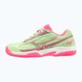 Mizuno Break Shot 4 Padel scarpa da padel da donna verde patina/rosa alta visibilità/bianco