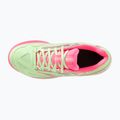 Mizuno Break Shot 4 Padel scarpa da padel da donna verde patina/rosa alta visibilità/bianco 3
