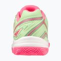 Mizuno Break Shot 4 Padel scarpa da padel da donna verde patina/rosa alta visibilità/bianco 4