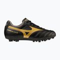 Scarpe da calcio per bambini Mizuno Morelia II Club Jr AG nero/oro/ombra scura