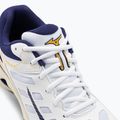 Scarpe da pallavolo da uomo Mizuno Wave Voltage bianco/nastro blu/mp oro 10