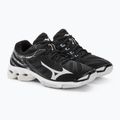 Scarpe da pallavolo da uomo Mizuno Wave Voltage nero/argento 5