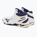 Scarpe da pallavolo da uomo Mizuno Wave Voltage Mid bianco/nastro blu/mp oro 4