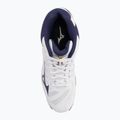 Scarpe da pallavolo da uomo Mizuno Wave Voltage Mid bianco/nastro blu/mp oro 7