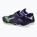 Scarpe da pallavolo da uomo Mizuno Wave Lightning Z7 blu sera/verde tech/lolite 4