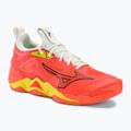 Scarpe da pallavolo da uomo Mizuno Wave Momentum 3 neon flame/nero/bolt2 neon