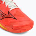 Scarpe da pallavolo da uomo Mizuno Wave Momentum 3 neon flame/nero/bolt2 neon 9