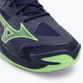 Scarpe da pallavolo da uomo Mizuno Wave Momentum 3 blu sera/verde tech/lolite 9