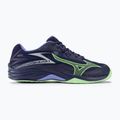 Scarpe da pallavolo da uomo Mizuno Thunder Blade Z blu sera/verde tech/ olite 2